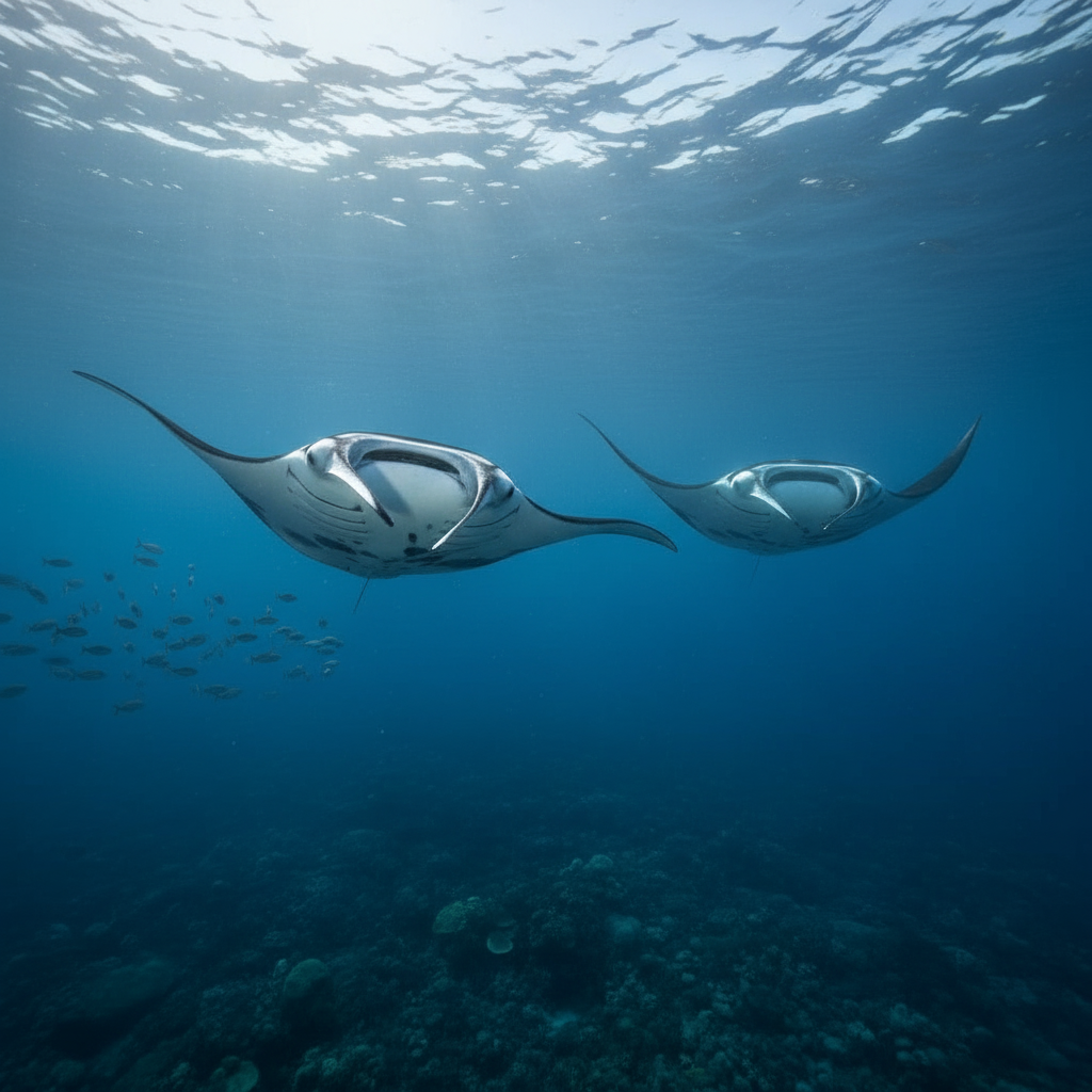 Época das Raias-Manta — Experiência de mergulho única — aventura liveaboard inesquecível