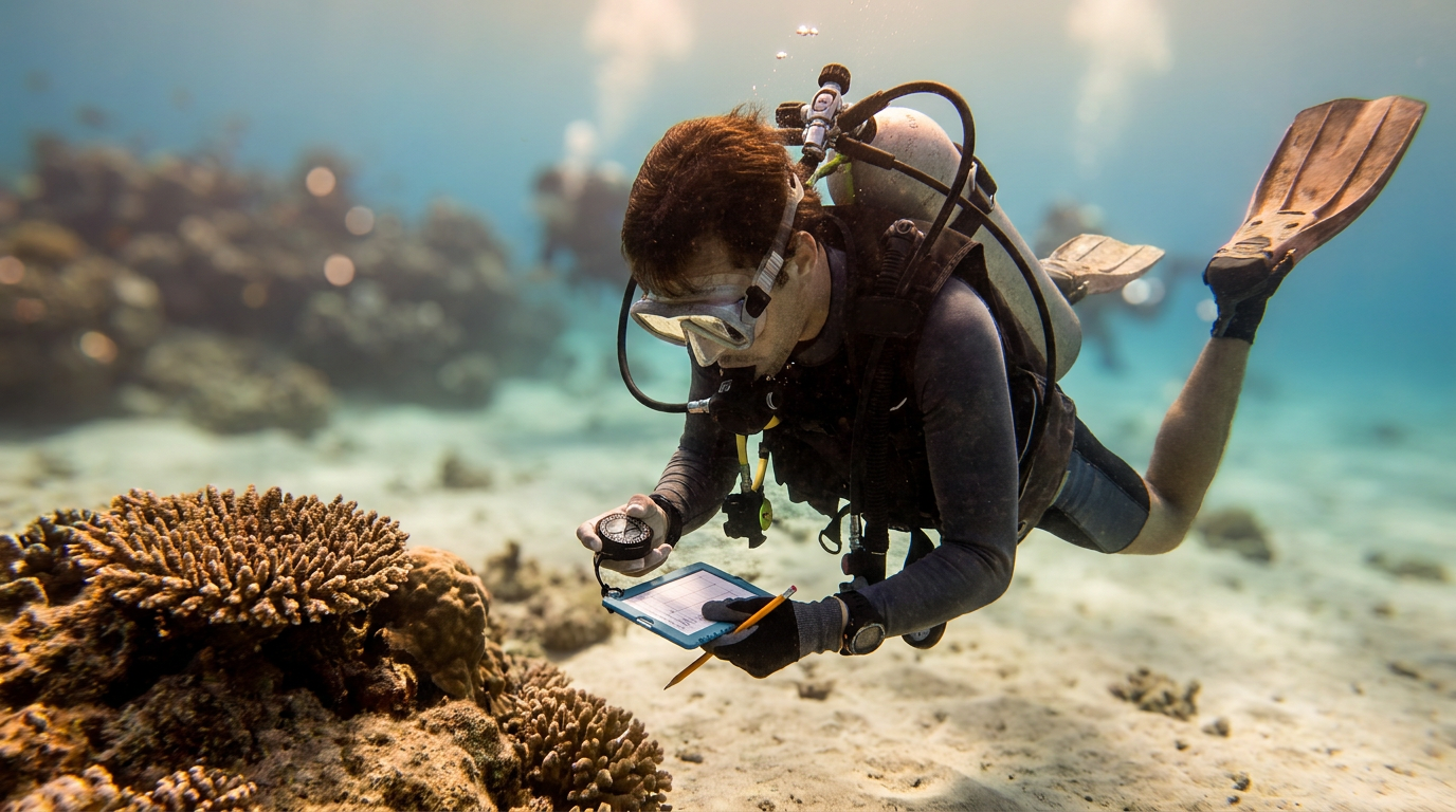 Underwater Navigation: Find Your Way Without Following the Guide Underwater Navigation: Find Your Way Without Following the Guide — liveaboard diving guide · Skills | Blue Rides
