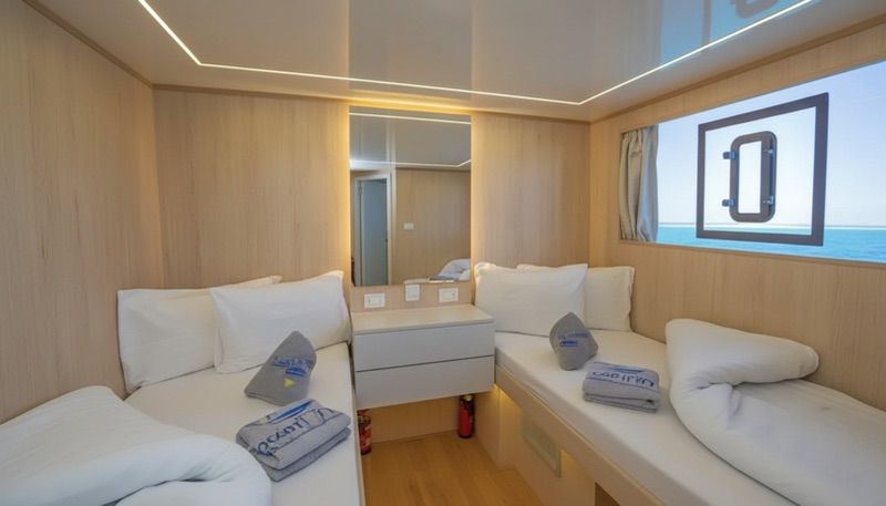 Lower Deck Cabins 1-8