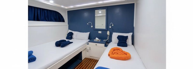 Deluxe Double/Twin Cabin - Upper Deck
