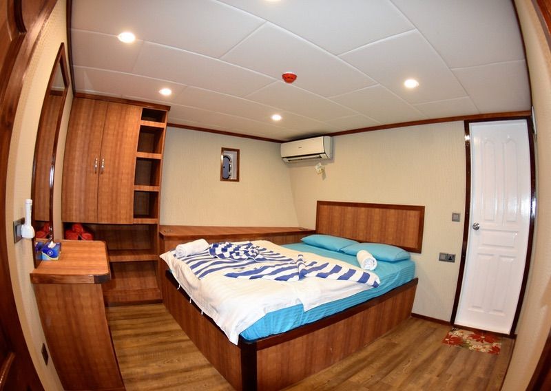 cabins with a double bed (Lower deck)