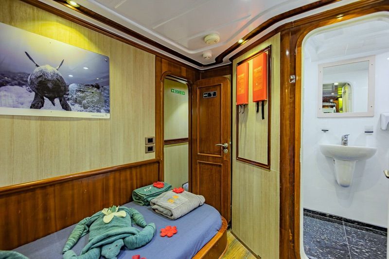 EMPEROR SUPERIOR CABINS - Lower deck (twin beds side by side)