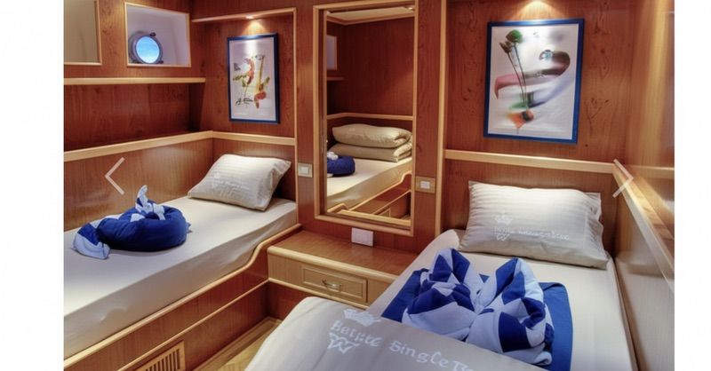 TWIN BERTH CABIN - LOWER DECK