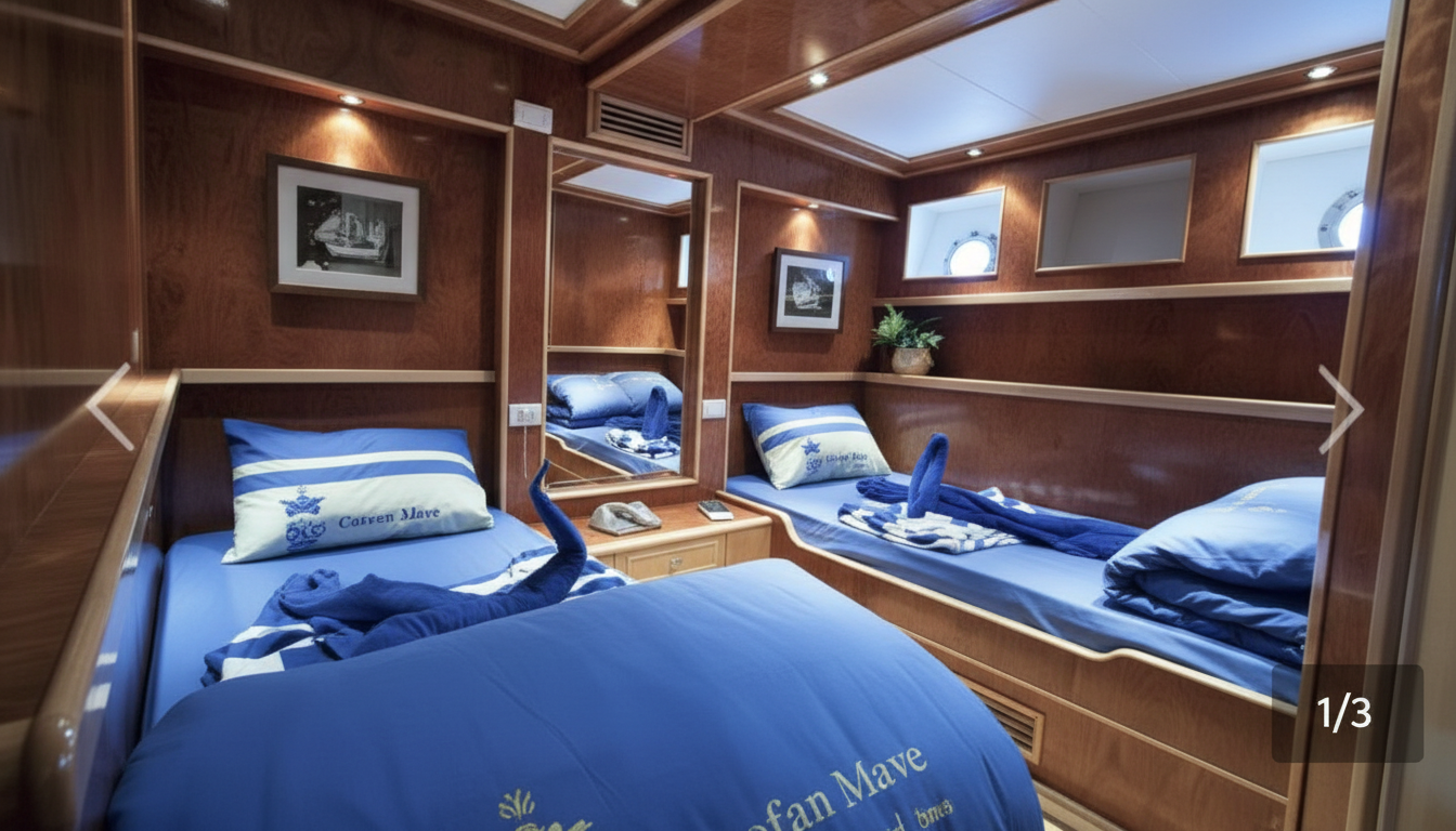 TWIN BERTH CABIN - LOWER DECK
