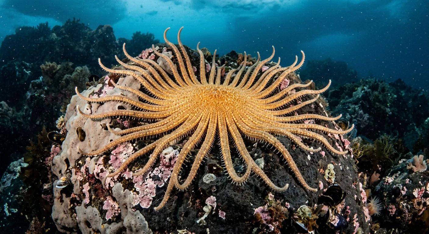 Starfish at the dive site Point Wild