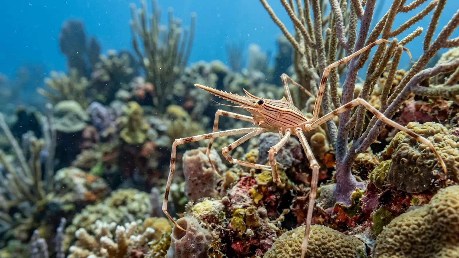 Land Crabs (terrestrial) at the dive site Captain Bill Blue Hole