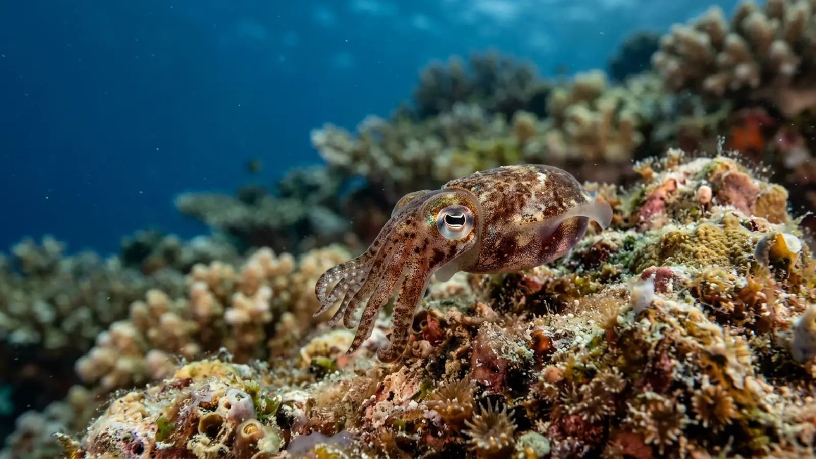 Bobtail Squid at the dive site Eglin Air force Barge