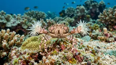 Cangrejo boxeador at the dive site Seraya Secrets