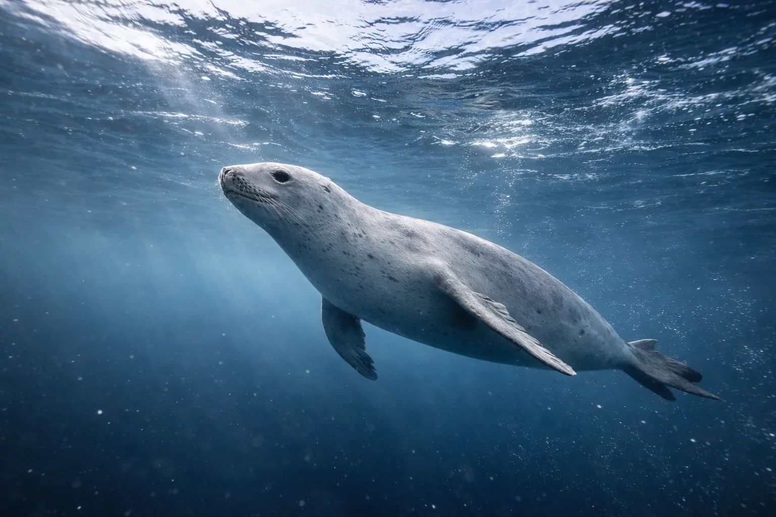 Crabeater seals at the dive site Point Wild
