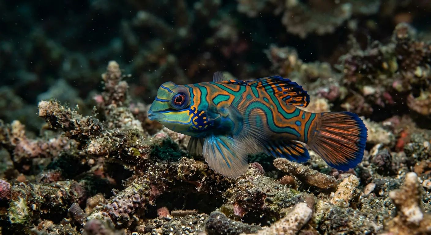 Dragonet no seu habitat natural — encontros de mergulho e melhores destinos