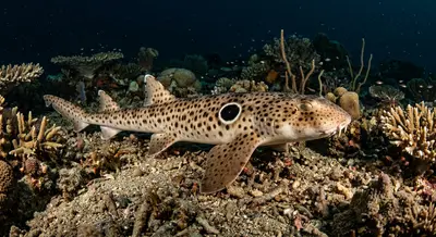 Milne Bay epaulette shark at the dive site Lauadi