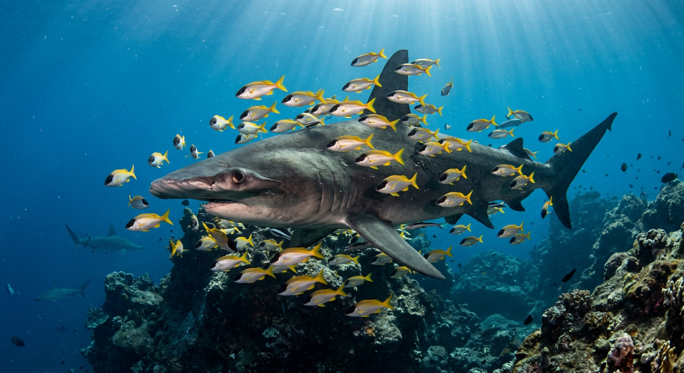 Barberfish at the dive site Cuatro Piedras