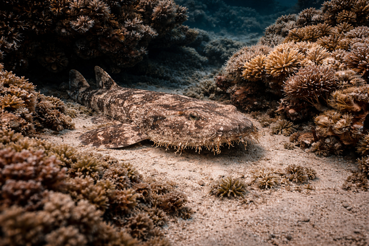 Requin-tapis (Orectolobus species) – vie marine