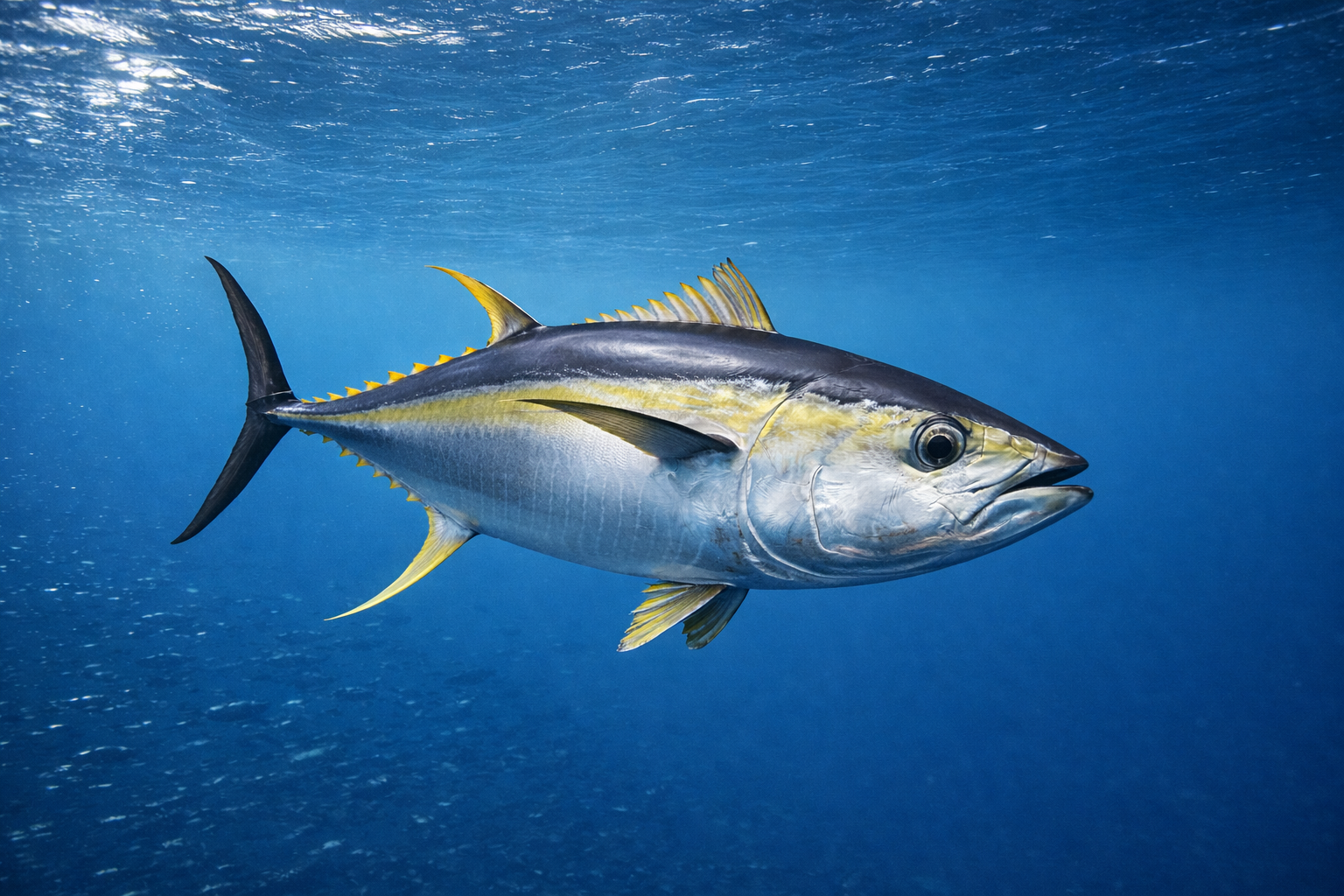 Thon albacore (Thunnus albacares) – vie marine