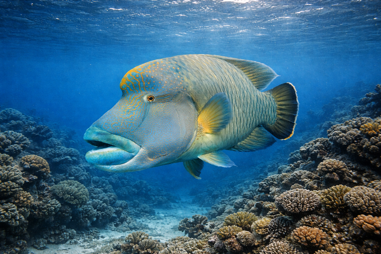 Bodião-napoleão (Cheilinus undulatus) – vida marinha