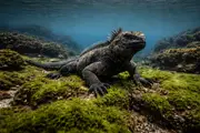 Iguana-marinha (Amblyrhynchus cristatus) – vida marinha