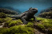 ウミイグアナ (Amblyrhynchus cristatus) – 海洋生物