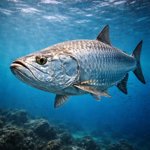 Тарпон (Megalops atlanticus) – морская жизнь