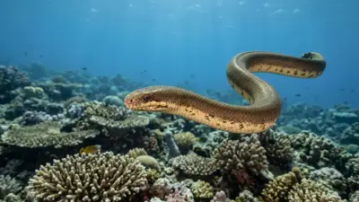 Sea snake at the dive site Jackpot