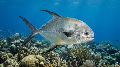 Permit at the dive site Black Beauty