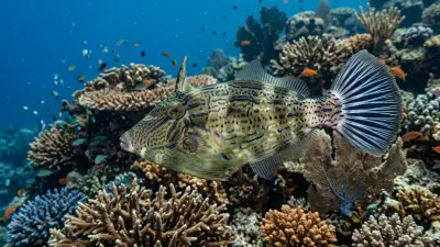 Filefish at the dive site Metropolis