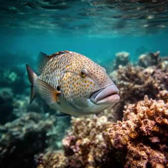Сладкоголовы (Sweetlips) (Plectorhinchus spp.) – морская жизнь