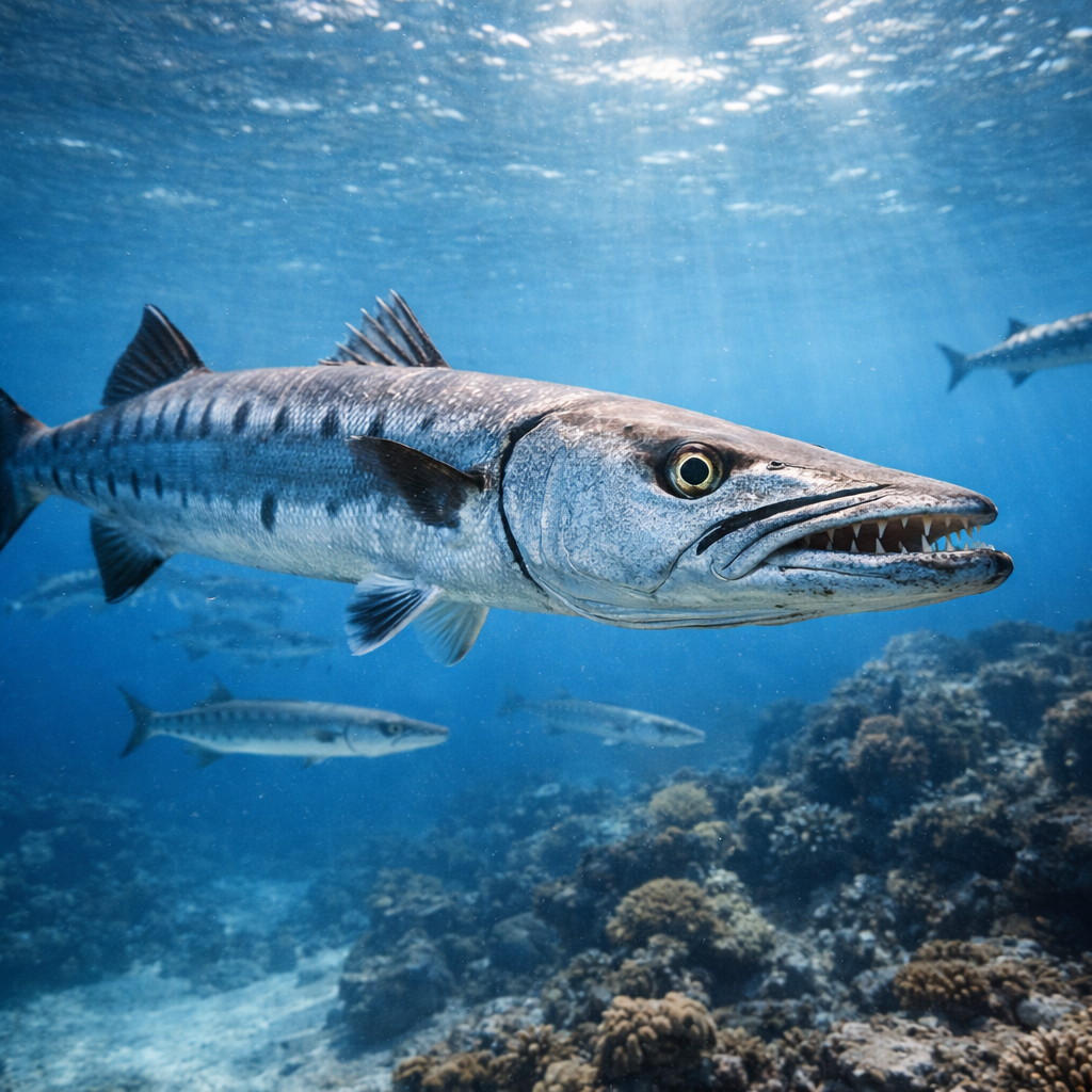 Barracuda i sitt naturlige habitat — dykkerobservasjoner og beste destinasjoner