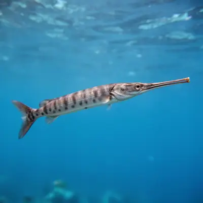 Trumpetfish at the dive site Stuart Cove's Wall