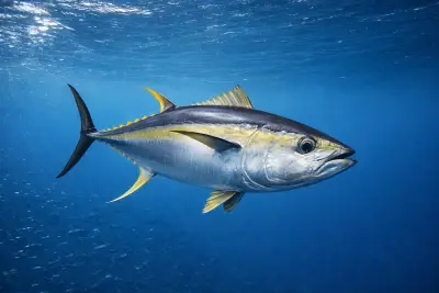 Yellowfin Tuna at the dive site Isla Isabel