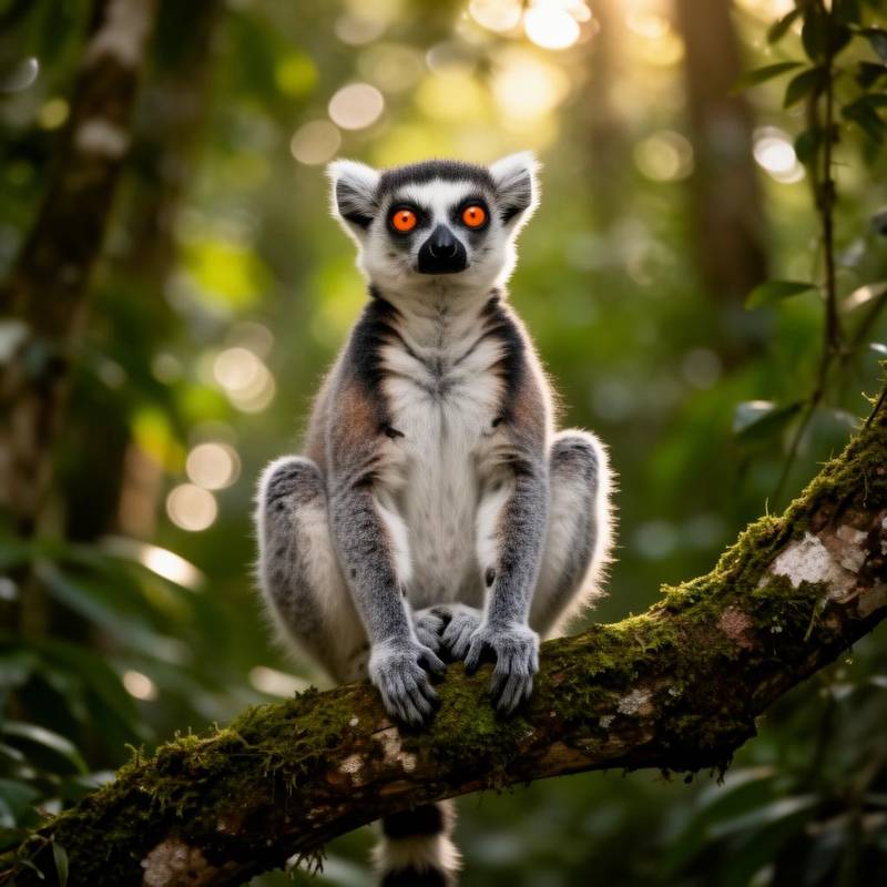 Besøk i lemurskogen