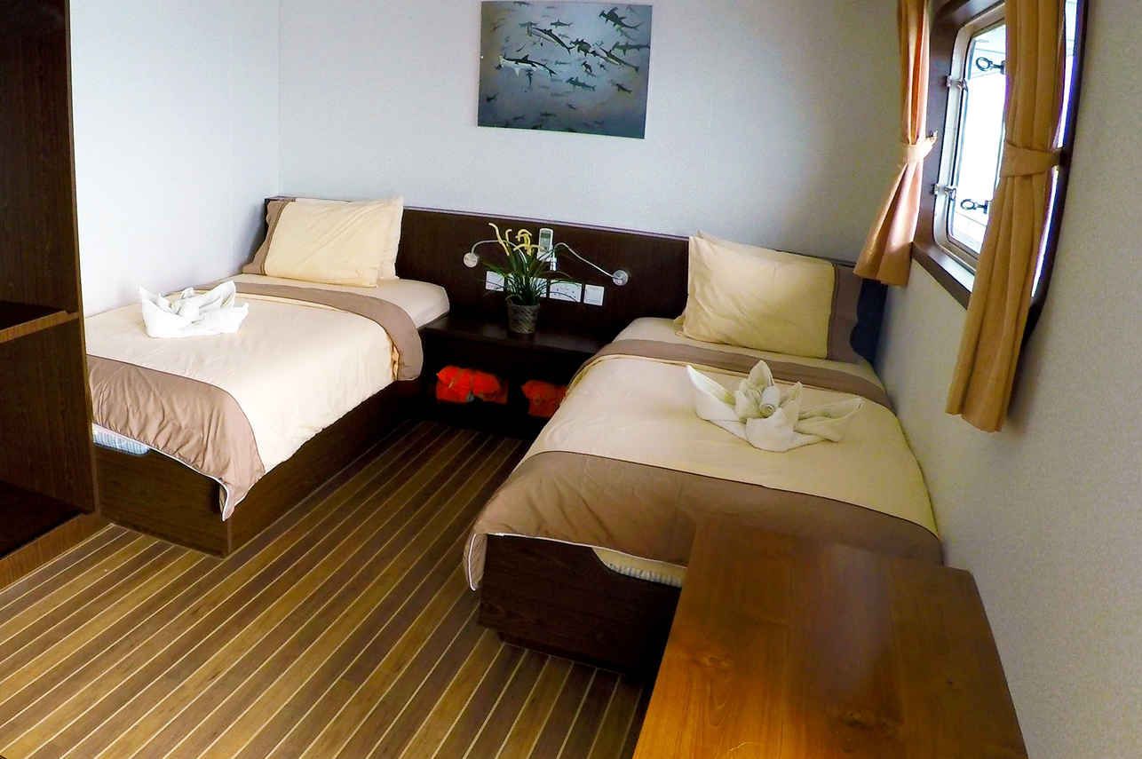 Upper Deck Twin Cabins