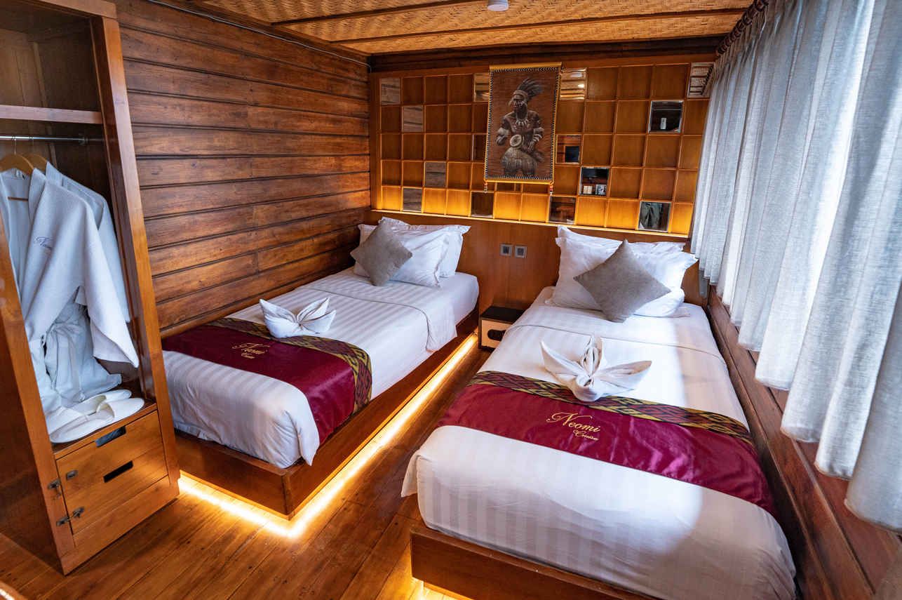 Upper Deck Twin Cabins