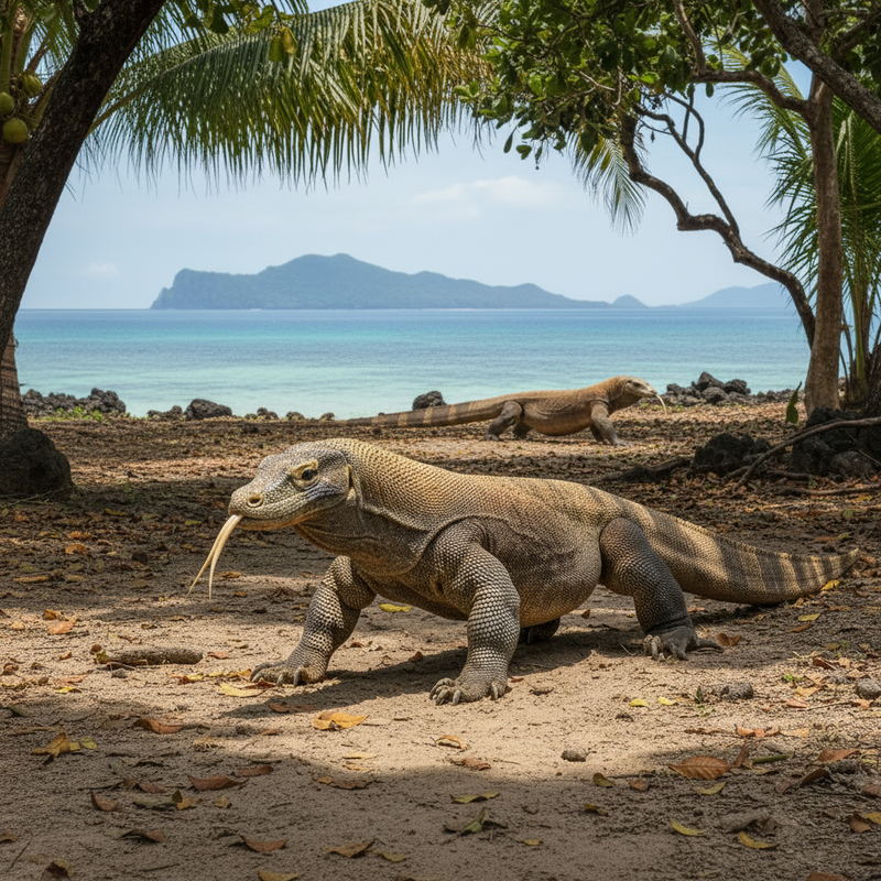 Spotkania z waranami z Komodo
