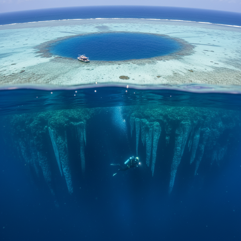 Dykking i Blue Hole