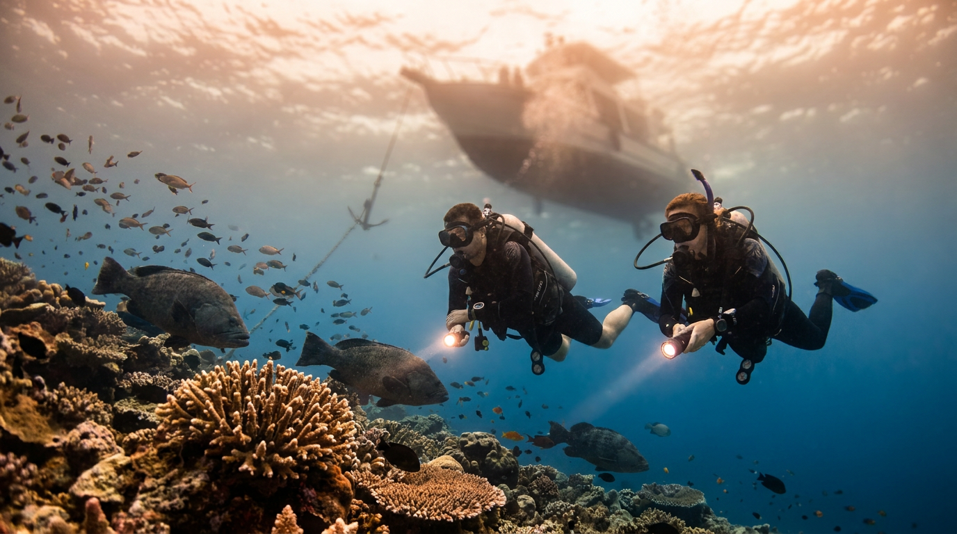 Os 10 Melhores Destinos de Mergulho Liveaboard no Mundo